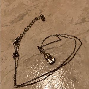 Small Violin Necklace